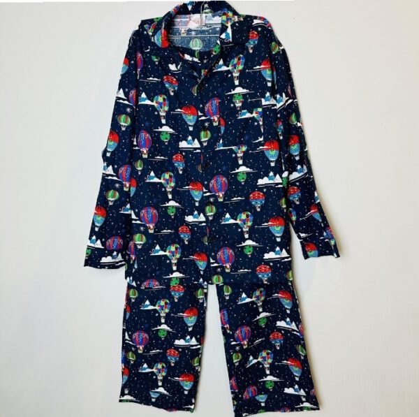 Unisex pyjama long sleeve shirt and trouser